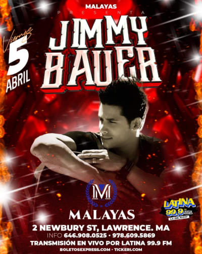 Event - Jimmy Bauer Release Party @ Malayas Lawrence  - Lawrence, Massachusetts - April 5, 2024 | concert tickets