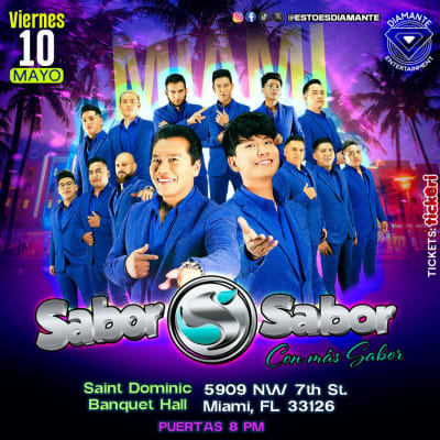 Event - SABOR SABOR EN MIAMI - MIAMI, Florida - 10 de mayo de 2024 | concert tickets