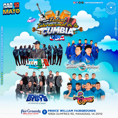 Event - Festival Internacional de la Cumbia USA - Manassas, Virginia - May 18, 2024 | concert tickets