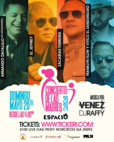 Event - CONCIERTO DE LAS MADRES 2024 - Norcross, Georgia - May 26, 2024 | concert tickets