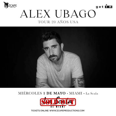 Event - ALEX UBAGO GIRA 20 AÑOS ! MIAMI, FL - Miami, Florida - May 1, 2024 | concert tickets