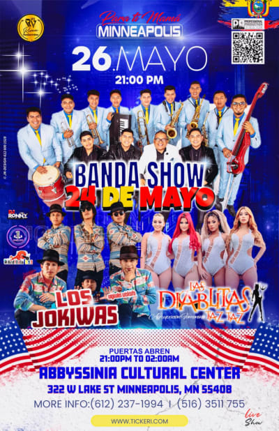 Event - Banda show 24 de mayo  - Minneapolis, Minnesota - May 26, 2024 | concert tickets