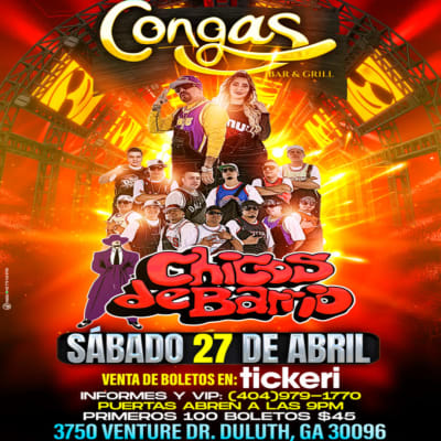 Event - Chicos de Barrio en Concierto! (Duluth, GA) - Duluth, Georgia - 27 de abril de 2024 | concert tickets