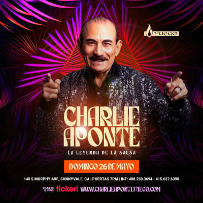 Event -  Charlie Aponte en Concierto - La leyenda de la Salsa - Sunnyvale, California - 26 de mayo de 2024 | concert tickets