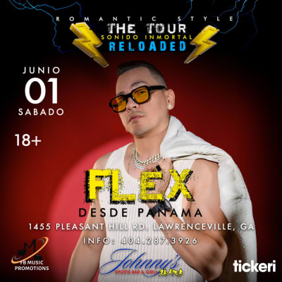 Event - Flex en Johnny's de Lawrenceville GA - Lawrenceville, Georgia - 1 de junio de 2024 | concert tickets