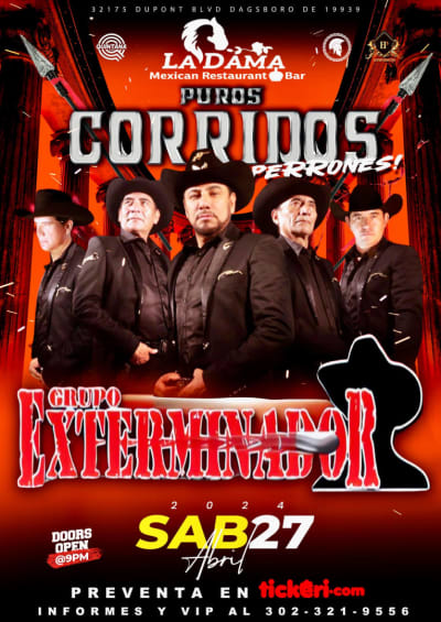 Event - Grupo Exterminador  - Dagsboro, Delaware - 27 de abril de 2024 | concert tickets