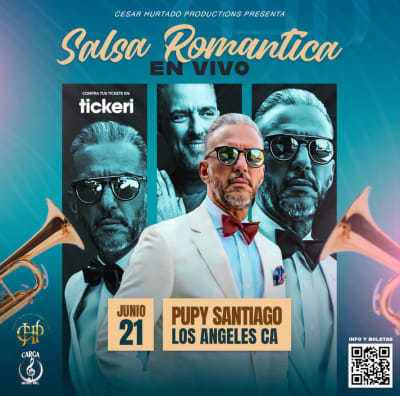 Event - PUPY SANTIAGO EN CONCIERTO ! - Los Angeles, California - June 21, 2024 | concert tickets