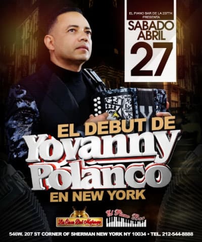 Event - Yovanny Polanco - New York, New York - 27 de abril de 2024 | concert tickets