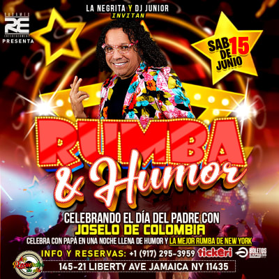 Event - RUMBA & HUMOR! - Jamaica, NY - June 15, 2024 | concert tickets