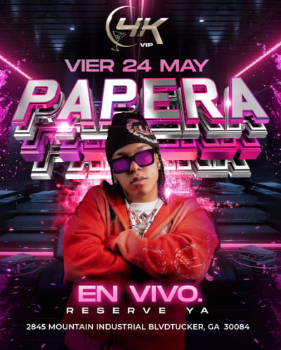 Event - Papera en Vivo - Tucker, GA - May 24, 2024 | concert tickets