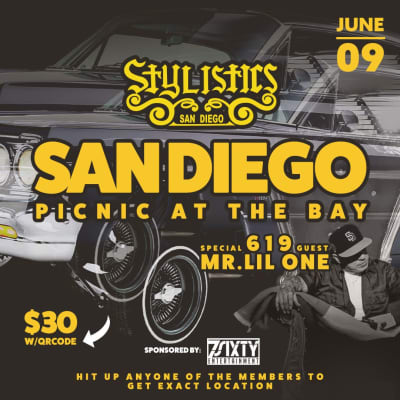 Event - Stylistics SD picnic at the bay - San Diego, California - 9 de junio de 2024 | concert tickets