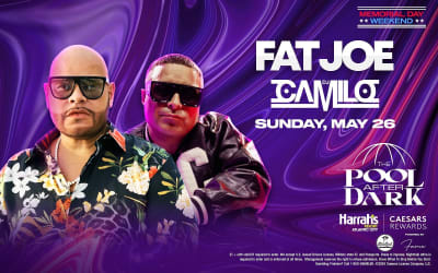 Event - Memorial Day Weekend Fat Joe Live With DJ Camilo At Harrahs Resort - Atlantic City, New Jersey - 26 de mayo de 2024 | concert tickets