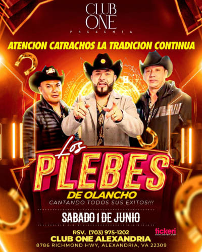 Event - LOS PLEBES DE OLANCHO EN CONCIERTO !! - Alexandria, Virginia - 1 de junio de 2024 | concert tickets