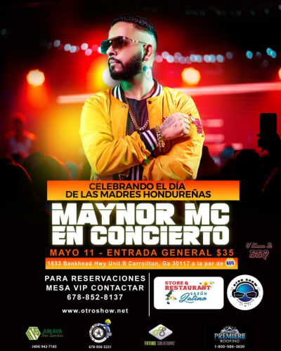 Event - Maynor MC en Concierto - Lilburn, GA - Carrollton, GA - 11 de mayo de 2024 | concert tickets