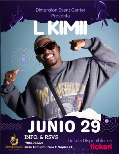 Event - L KIMII EN VIVO ! - Naples, Florida - June 29, 2024 | concert tickets