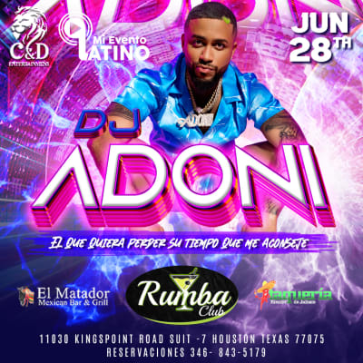 Event - DJ Adonis en Houston - Houston, Texas - 28 de junio de 2024 | concert tickets