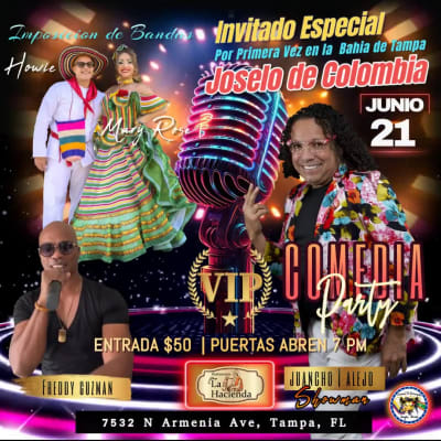 Event - Rumba Trifásico con Joselo de Colombia - Tampa,  FL  - 21 de junio de 2024 | concert tickets