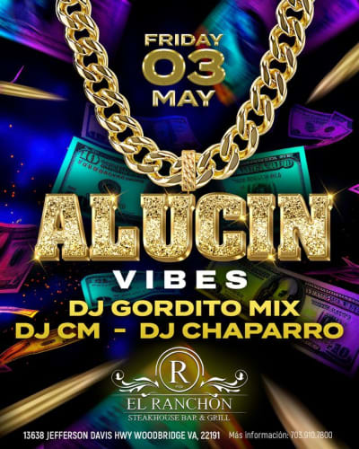 Event - ALUCIN VIBES  - Woodbridge, Virginia - 3 de mayo de 2024 | concert tickets