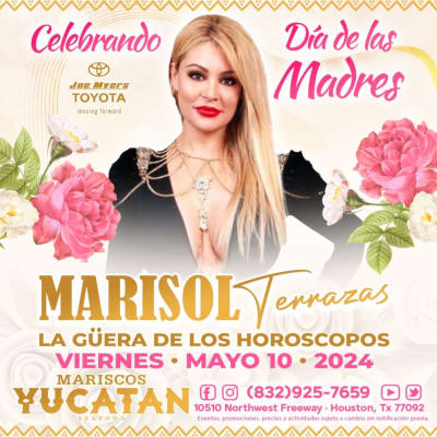 Event - MARISOL  TERRAZAS - LA GUERA DE LOS HOSCOPOS - Houston, Texas - May 10, 2024 | concert tickets