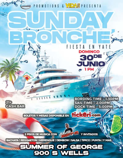 Event - SUNDAY BRONCHE “Fiesta en Yate   - Chicago, Il - 30 de junio de 2024 | concert tickets