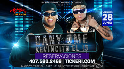 Event - DANY OME Y KEVINCITO EL 13 EN VIVO ! - Orlando, Florida - June 28, 2024 | concert tickets