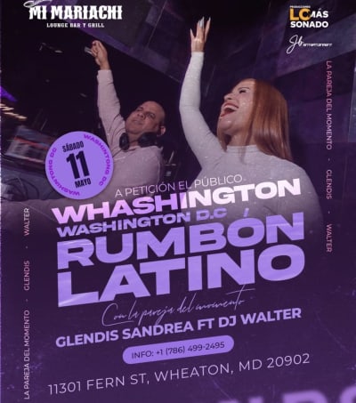 Event - Rumbon latino en Washington  - Wheaton-Glenmont, Maryland  - 11 de mayo de 2024 | concert tickets