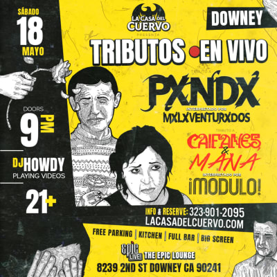 Event - PANDA, CAIFANES, MANA. TRIBUTOS EN VIVO EN DOWNEY - Downey, California - May 18, 2024 | concert tickets