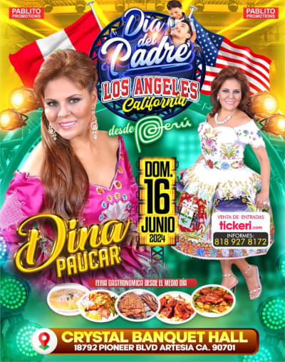Event - Dina paucar en los Angeles California  - Artesia, California  - June 16, 2024 | concert tickets
