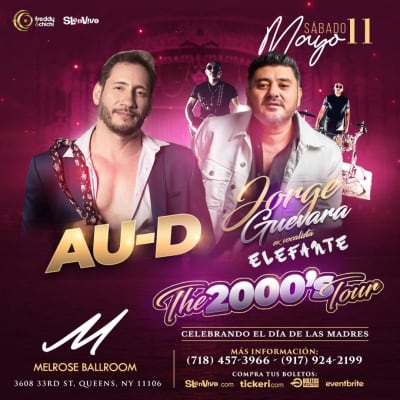 Event - JORGE GUEVARA de ELEFANTE & AU-D ! NEW YORK - Long Island City, New York - May 11, 2024 | concert tickets