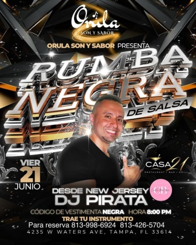 Event - RUMBA NEGRA DE SALSA! - Tampa, Florida - 21 de junio de 2024 | concert tickets