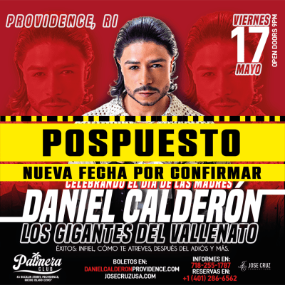 Event - Daniel Calderón y Los Gigantes del Vallenato - Providence, RI - MAYO 17 - JCP - Providence, Rhode Island - 17 de mayo de 2024 | concert tickets