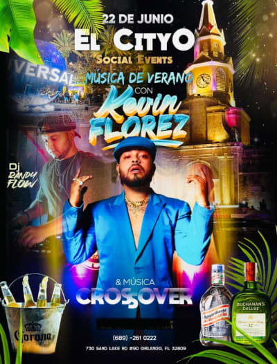 Event - Kevin Florez Concierto de Verano  - Belle Isle, Fl - 22 de junio de 2024 | concert tickets