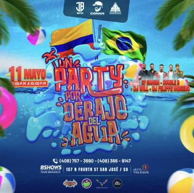 Event - UN POOL PARTY POR DEBAJO DEL AGUA - San Jose, CA - 11 de mayo de 2024 | concert tickets