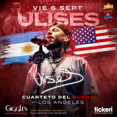 Event - ULISES BUENO EN LOS ANGELES - Glendale, California - 6 de septiembre de 2024 | concert tickets