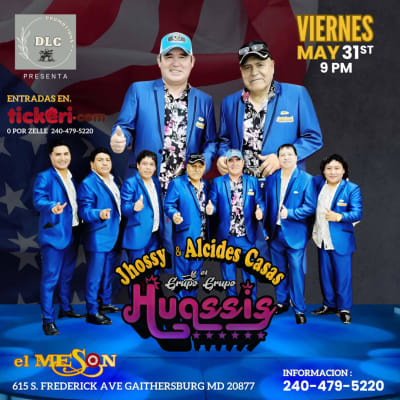 Event - GRUPO LOS HUASSIS  CON JHOSSY Y ALCIDES CASAS - Gaithersburg, Maryland - 31 de mayo de 2024 | concert tickets