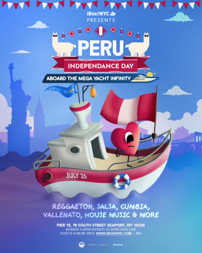 Event - Independence Day PERU  | Mega Yacht Infinity Party - New York, New York - July 26, 2024 | concert tickets