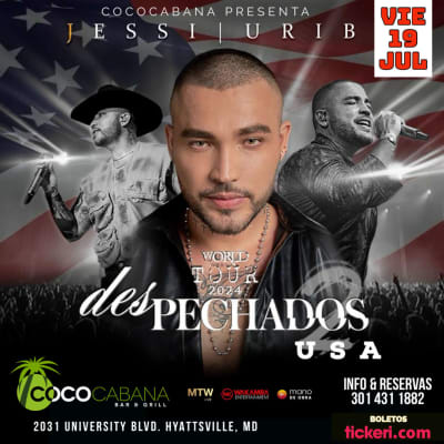 Event - JESSI URIBE en MARYLAND - Adelphi, Maryland - 19 de julio de 2024 | concert tickets