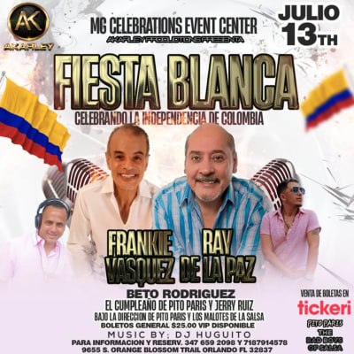 Event - Fiesta Blanca  - ORLANDO, Florida - 13 de julio de 2024 | concert tickets