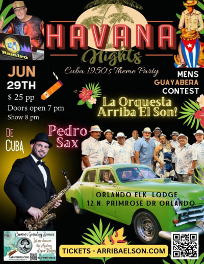 Event - Havana Nights Party - Baile Latino - Orlando, Florida - 29 de junio de 2024 | concert tickets