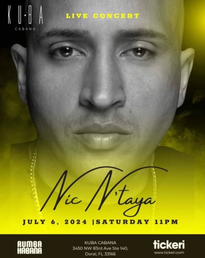 Event - Nic NTAYA Live - Doral, Florida - 6 de julio de 2024 | concert tickets