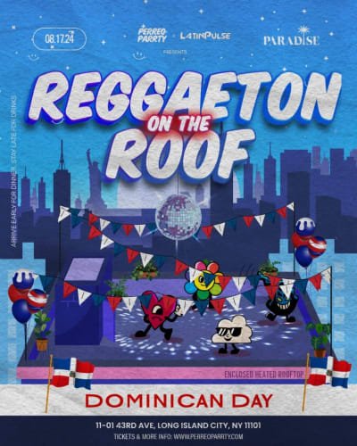 Event - Reggaeton on the ROOF - Dominican Day - Latin & Reggaeton Party - New York, New York - 17 de agosto de 2024 | concert tickets