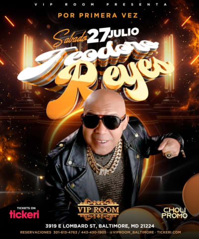 Event - Teodoro Reyes Envivo Baltimore  - Baltimore, Maryland - 27 de julio de 2024 | concert tickets