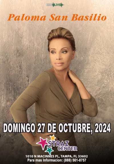 Event - PALOMA SAN BASILIO " CONCIERTO DE DESPEDIDA " EN TAMPA, FLORIDA  - Tampa, FLORIDA - October 27, 2024 | concert tickets