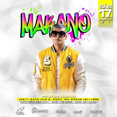 Event - Makano en Seattle - Kent, WASHINGTON  - August 17, 2024 | concert tickets