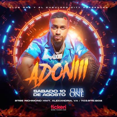 Event - DJ ADONI EN CONCIERTO!!! - Alexandria, Virginia - August 10, 2024 | concert tickets