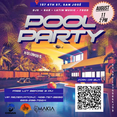 Event - Pool Party San José City - San Jose, California - August 11, 2024 | concert tickets