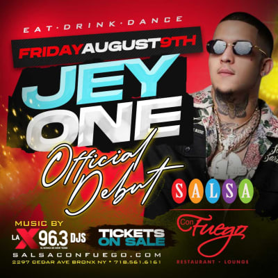 Event - Jey One Debut Oficial - Bronx, New York - August 9, 2024 | concert tickets