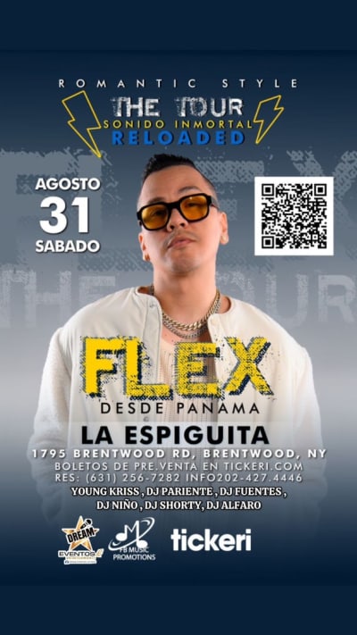 Event - Flex - Romantic Style In Da'World Tour - Brentwood, New York - August 31, 2024 | concert tickets