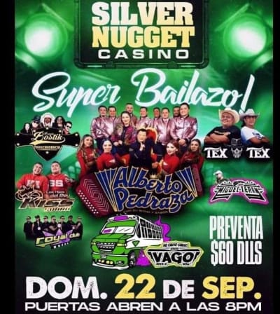 Event - Alberto Pedraza, Banda Bostik, TEXTEX, KISS SOUND y MAS EN LAS VEGAS - North Las Vegas, Nevada - 22 de septiembre de 2024 | concert tickets