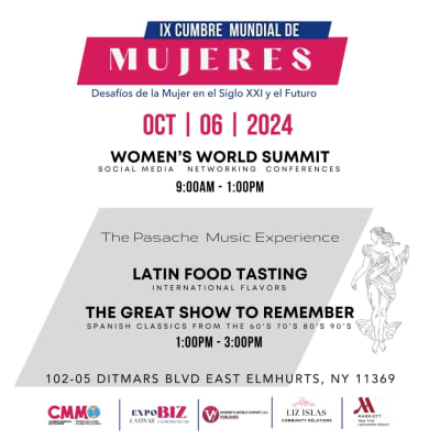 Event - Cumbre Mundial De Mujeres 2024 - Queens, New York - 6 de octubre de 2024 | concert tickets